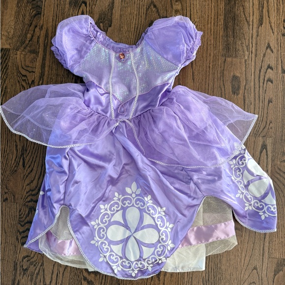 Disney Store Purple Sofia the First Princess Dress Halloween Costume/Up Like New - Picture 2 of 5